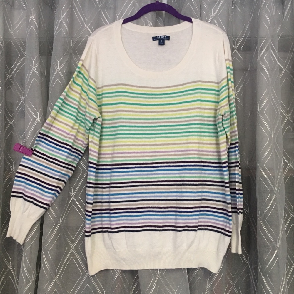 π3 FOR $30- old navy striped cardigan - Picture 1 of 5